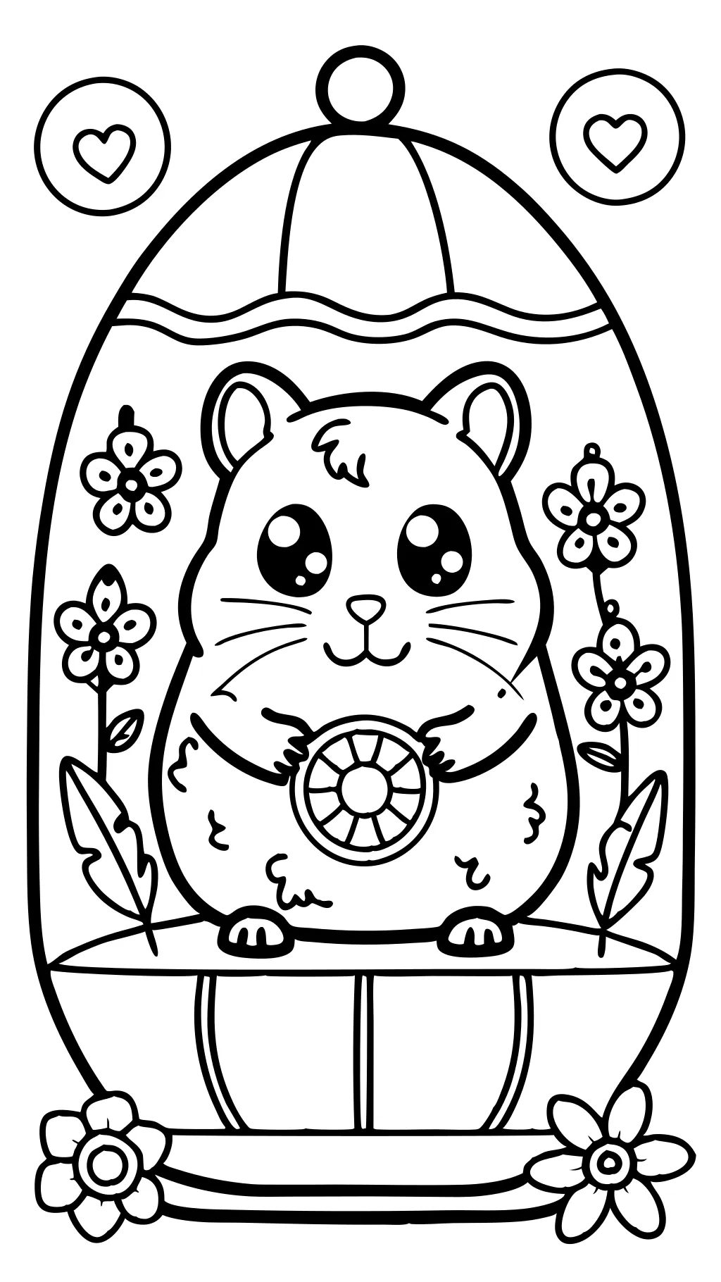 coloriages de hamster